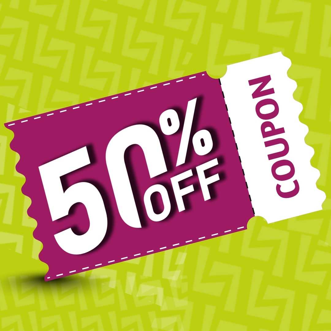 50% off Coupons