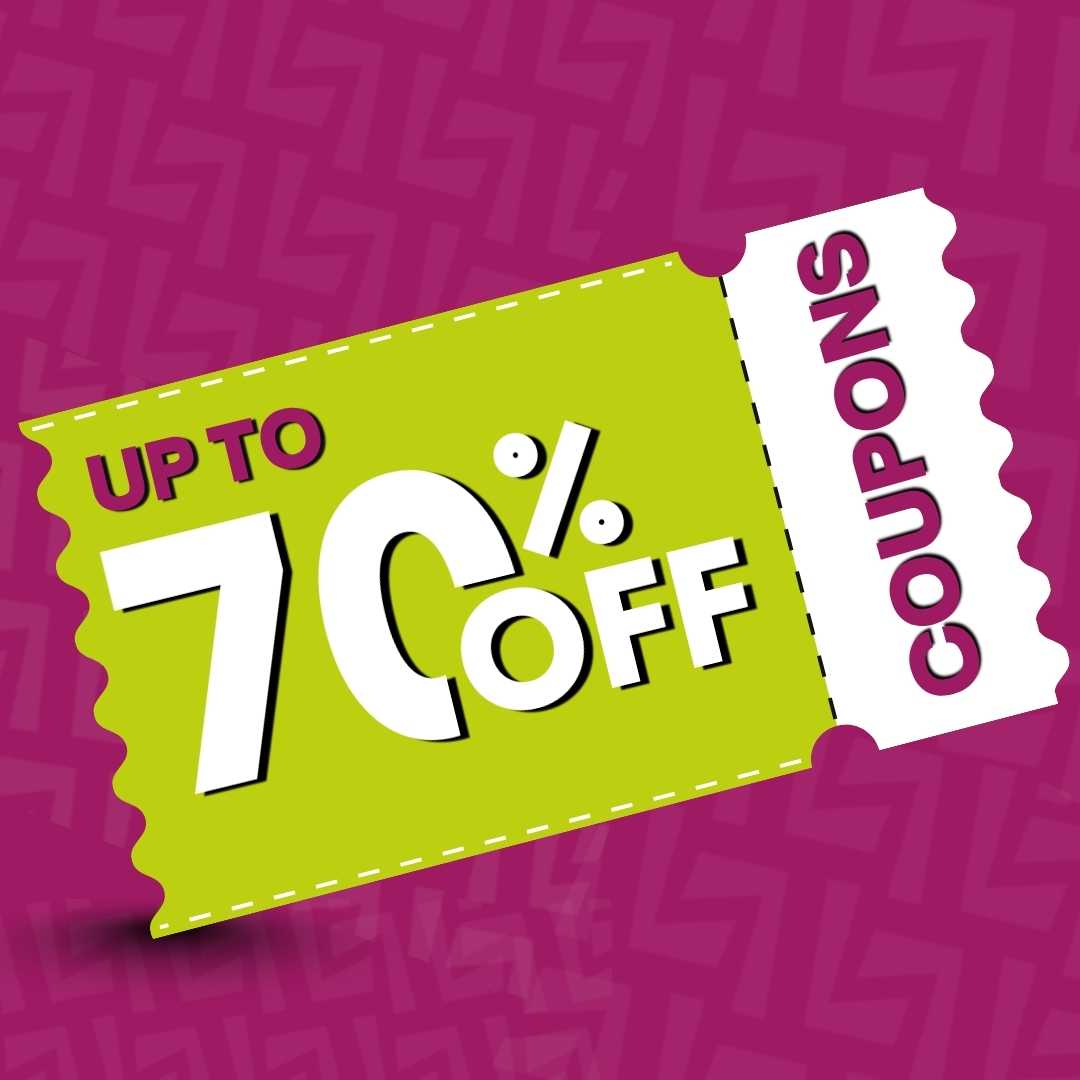 Up to 70% Coupons