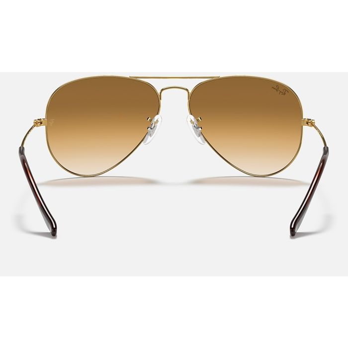 Aviator Gradient Sunglasses - Light Brown by Ray-Ban