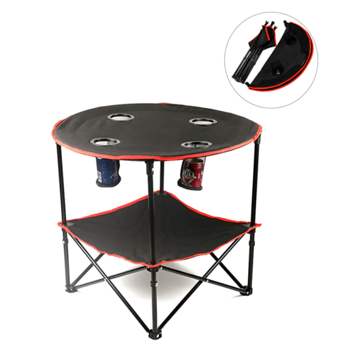 camping_table_portable_foldable_with_4_cup_holders_carry_bag