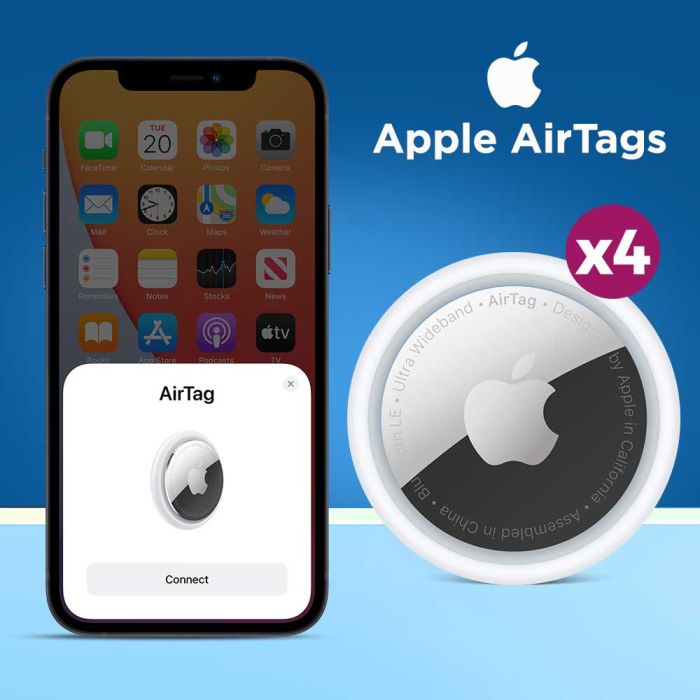 AirTag 4個 Apple AirTag - 4 Pack – ShopCGX