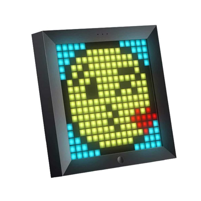 divoom_bluetooth_pixel_photo_frame_with_rgb_light_gaming_digital_alarm_clock_black_4_