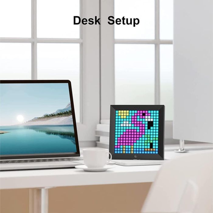 divoom_bluetooth_pixel_photo_frame_with_rgb_light_gaming_digital_alarm_clock_black_5_