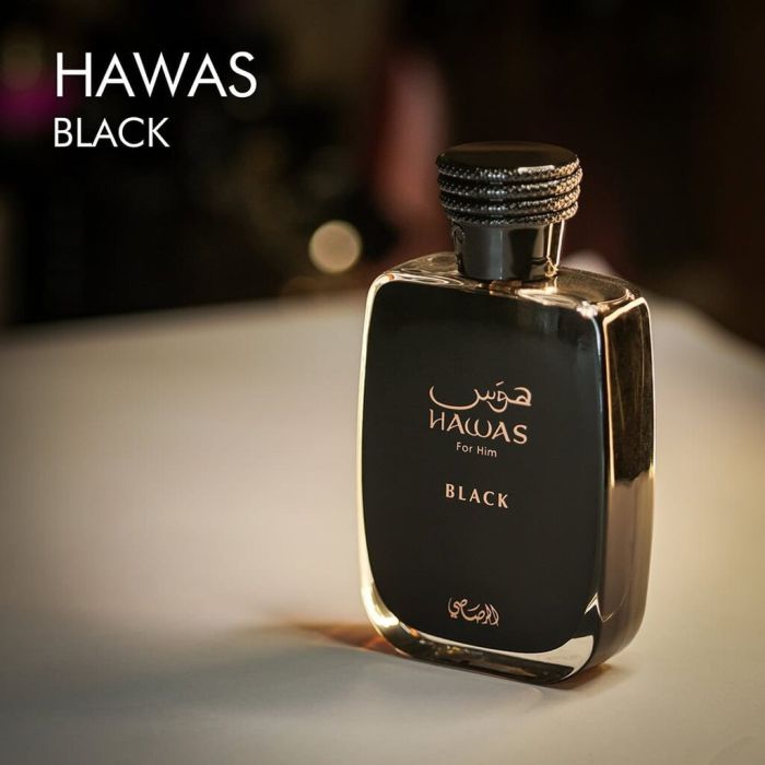 Hawas BLACK 100ml 男性用香水 Amazon.com : Rasasi Hawas Black for Men - 3.38 oz EDP Spray