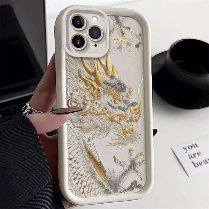 Chinese Dragon Anti-Slip Protective Case for iPhone