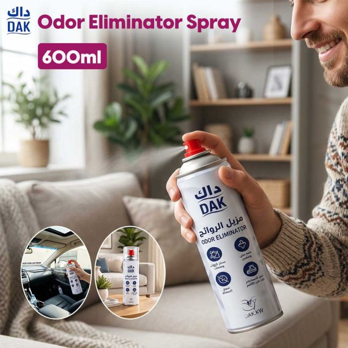 600ml Odor Eliminator Spray by DAK - Sheeel Kuwait