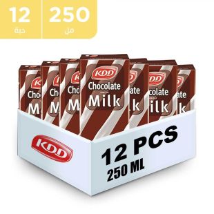KDD Chocolate Flavored Milk 12 x 250ml