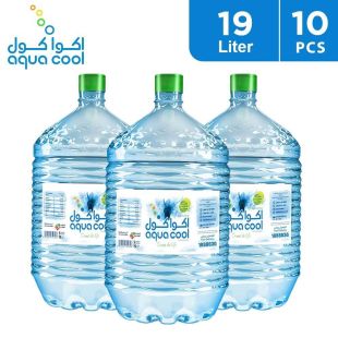 Aqua Cool Water 10 unreturnable Bottles x 19 litre