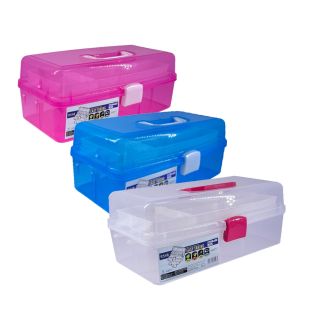 صندوق منظم تخزين بلاستيك خفيف الوزن محمول