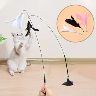 لعبة تحفيز القطط بكوب شفط