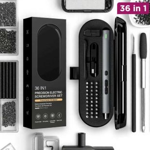 36 in 1 Rechargeable Electric Screwdriver Kit with Display