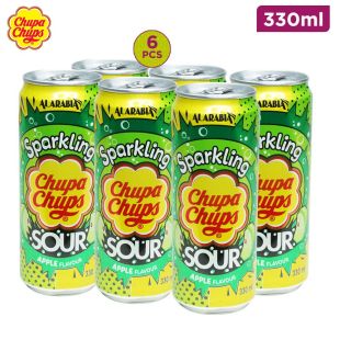 Chupa Sparkling Drink Sour Green Apple 330ml x 6