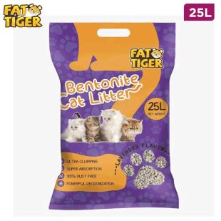 Fat Tiger Bentonite Cat Litter Lavender 25 L