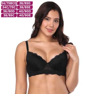 حمالة صدر دانتيل بدعامة معدنية للسيدات