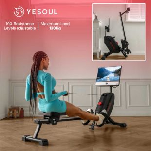 Rowing Machine R1 PLUS with Smart Screen 21.5 inch by YESOUL
