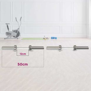 Steel Short Barbell Bar 50cm