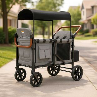 Foldable 4 Baby Stroller for Twins