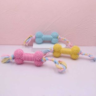 Teeth Chew Toy for Pets with Bone Cloth Design