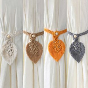 Woven Bohemian Style Curtain Tieback
