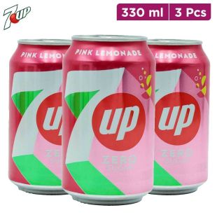 7up Zero Sugar Pink Lemonade 3 x 330ml