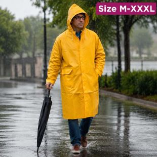 Raincoat Heavy Duty Yellow Color