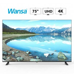 تلفزيون ذكي 75 بوصة بدقة 4K UHD وتردد 60 هرتز من Wansa