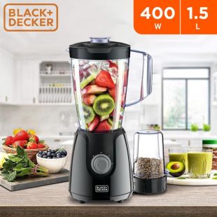 400W 1.5L Blender with Grinder Mills by Black & Decker