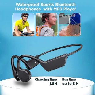 Waterproof Sports Bluetooth Headphones with MP3 Player