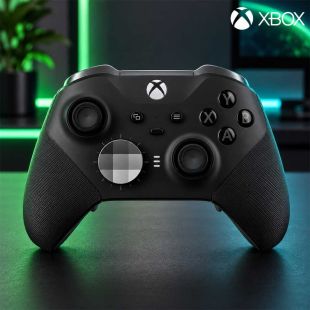 وحدة تحكم لاسلكية Xbox Elite Series 2 ببطارية قابلة لإعادة الشحن حتى 40 ساعة من XBOX