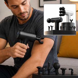 Mini Deep Tissue Massage Gun with 8 Massage Heads