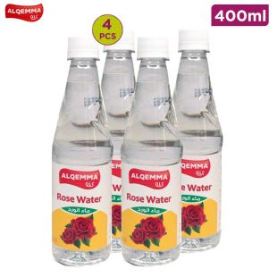 Al Qemma Rose Water 400ml x 4