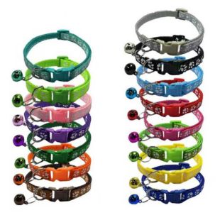 Colorful Pet Collar With Bell