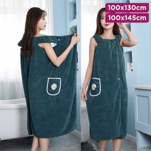 Soft Fleece Bathrobe For Women