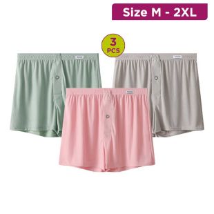 Luxurious Men's Assorted Colors Underwear - 3 Pcs