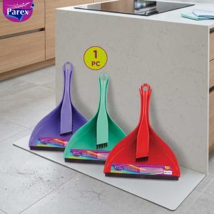 Parex Brush Set With Dustpan Set - Assorted Colors