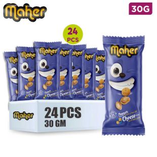 Al-Maher Crunchy Peanuts with Cheese Flavor 30g x 24