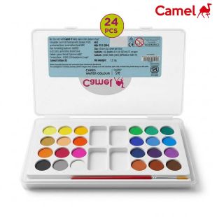 Water Colour Cakes 24 Colors by Camel