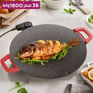 مقلاة كهربائية متعددة الاستخدام للشوي والخبز 1800 واط
