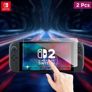 Tempered Glass Screen Protector for Nintendo Switch 2 - 2 Pieces