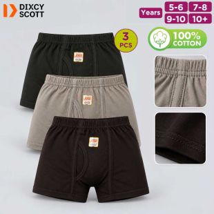 Kid's Josh Fine Elastic Trunk Pack of 3 by Dixcy Scott