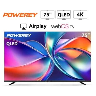 تلفزيون ذكي 4K UHD QLED webOS قياس 75 بوصة من Powerey