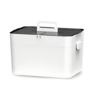 Portable 2 Layers Medicine Storage Box 29&times;21&times;21cm