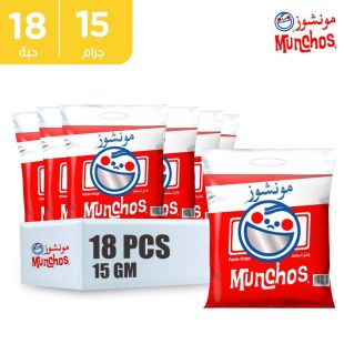 مانشوز- رقائق البطاطا - 18 × 15 جم
