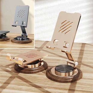 ستاند معدني دوار قابل للطي للتابلت والهواتف