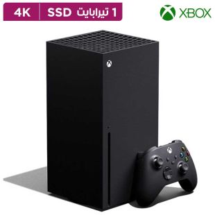 جهاز ألعاب Xbox Series X بسعة تخزين SSD 1 تيرا بايت ودقة 4K حتى 120 إطار/ثانية من XBOX