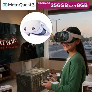 Meta Quest 3S Mixed Reality Headset 256GB with Batman: Arkham Shadow