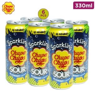 Chupa Sparkling Drink Sour Blueberry 330ml x 6