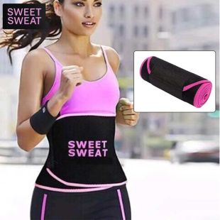 Sauna Waist Trimmer Belt for Men and Women by Sweet Sweat