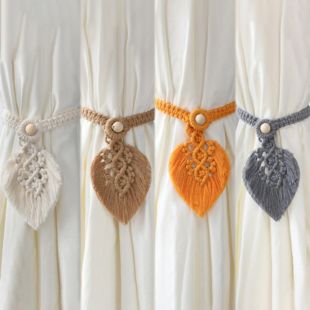 Woven Bohemian Style Curtain Tieback