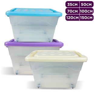 Multifunctional Storage Box with Wheels